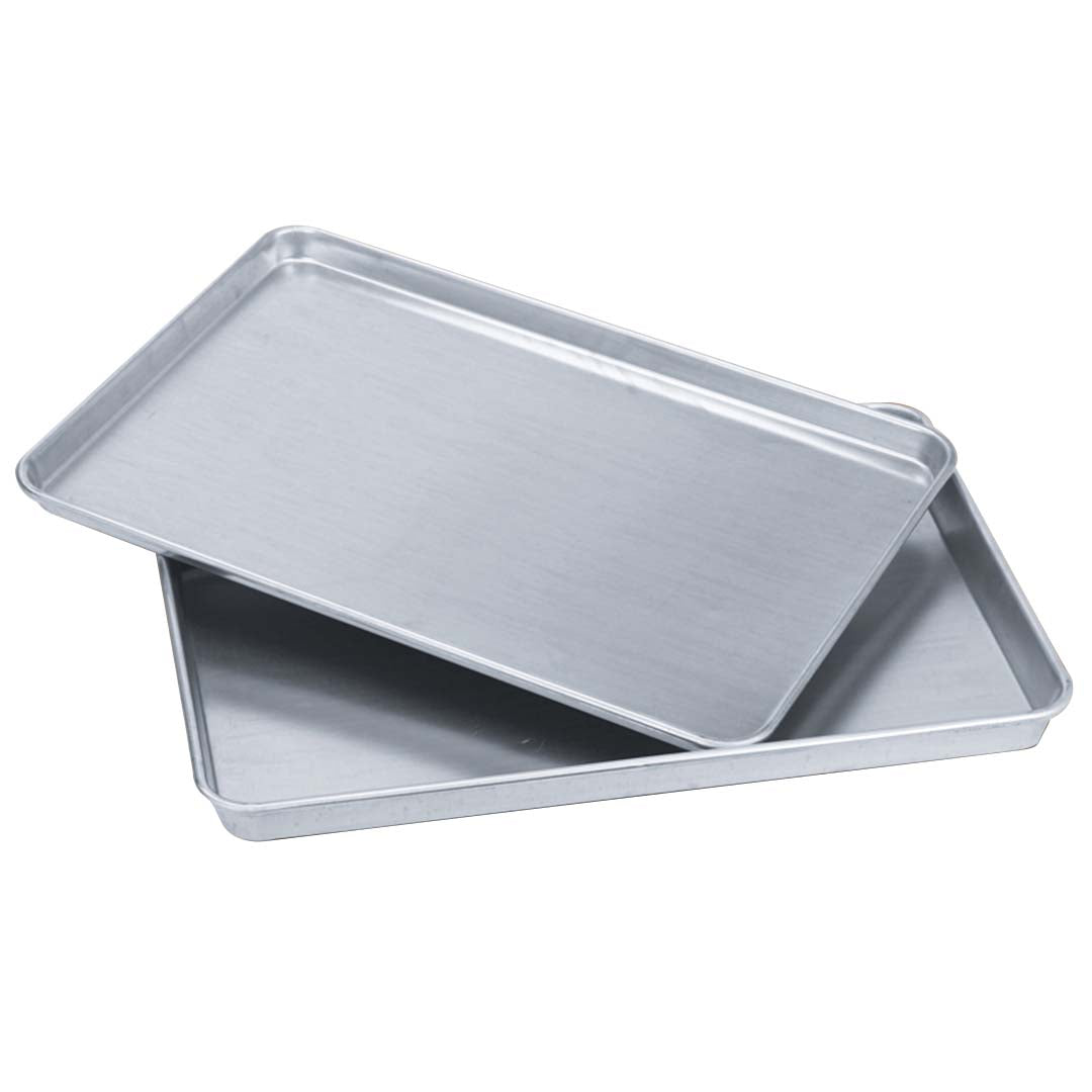 Premium 2X Aluminium Oven Baking Pan Cooking Tray for Baker Gastronorm 60*40*5cm - image5