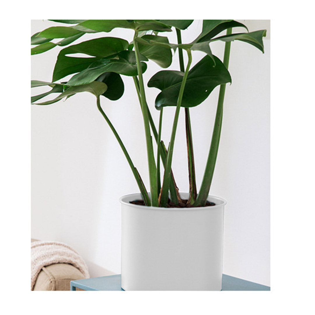 Premium 4X 70cm Tripod Flower Pot Plant Stand with White Flowerpot Holder Rack Indoor Display - image6