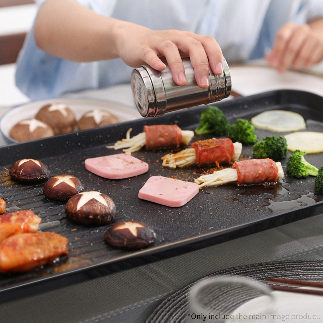 Premium 48cm 68cm Electric BBQ Grill Teppanyaki Tough Non-Stick Surface Hot Plate Kitchen Bundle - image6