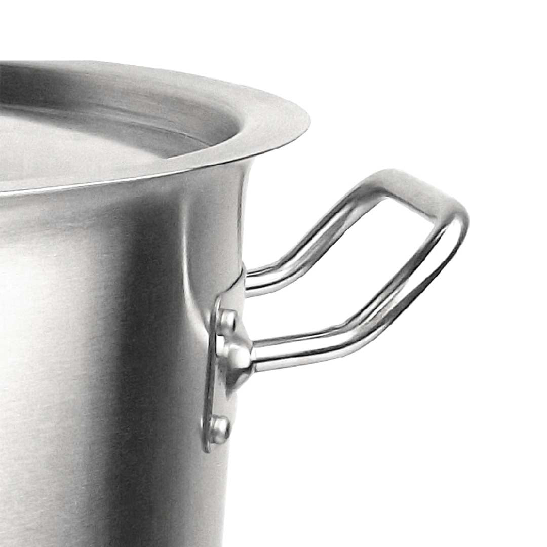 Premium 71L 18/10 Stainless Steel Stockpot with Perforated Stock pot Basket Pasta Strainer - image7