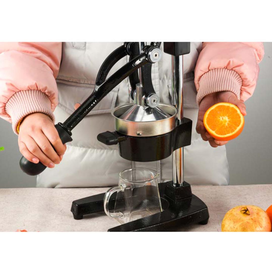 Premium 2x Commercial Manual Juicer Hand Press Juice Extractor Squeezer Black - image7