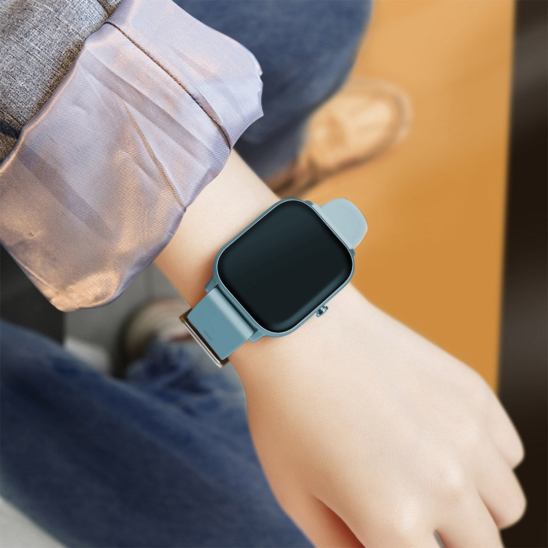 Premium 2X Waterproof Fitness Smart Wrist Watch Heart Rate Monitor Tracker P8 Blue - image7