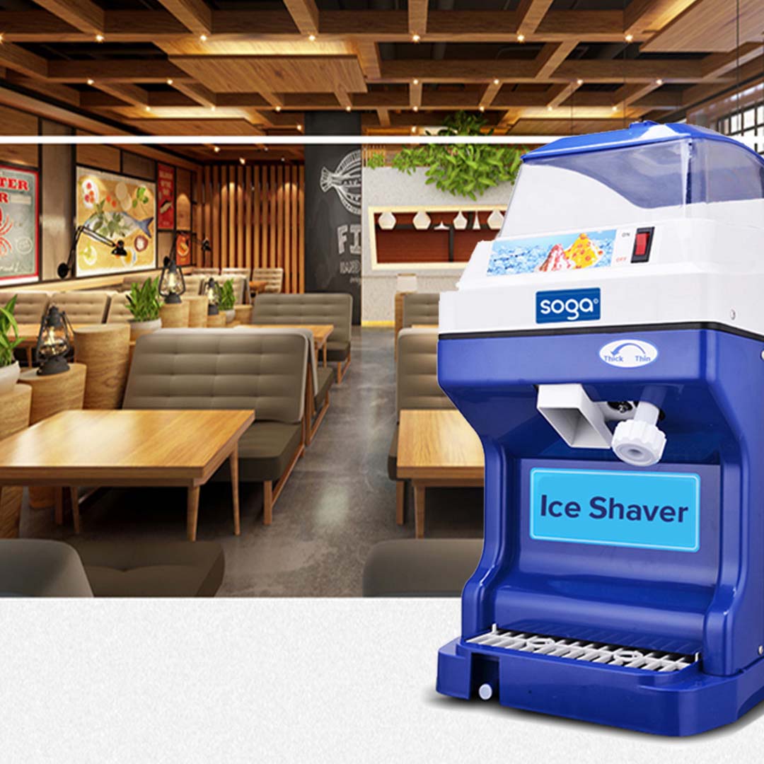 Premium 2X Ice Shaver Commercial Electric Stainless Steel Ice Crusher Slicer Machine 180KG/h - image7