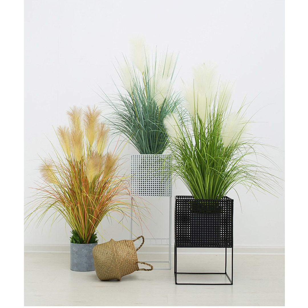 Premium 137cm Artificial Indoor Potted Reed Bulrush Grass Tree Fake Plant Simulation Decorative - image7