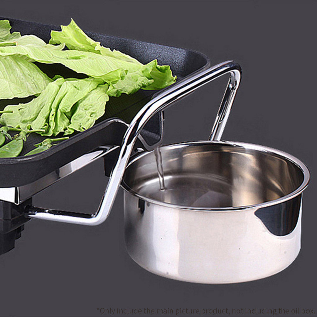 Premium 2X Electric Steamboat Asian Hot Pot Soup Maker Fondue Teppanyaki Hotpot Grill - image7