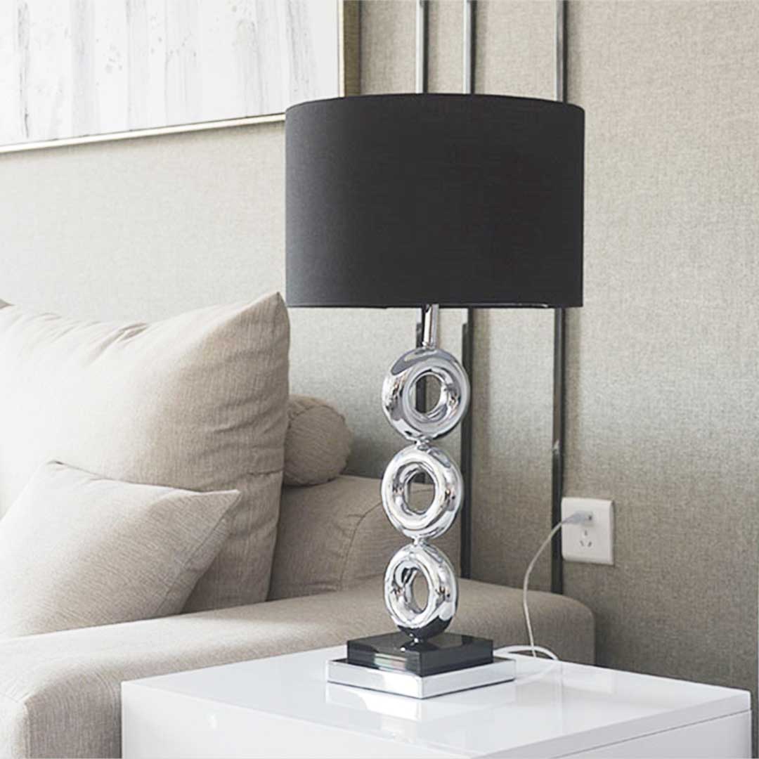 Premium 4X Simple Industrial Style Table Lamp Metal Base Desk Lamp - image7