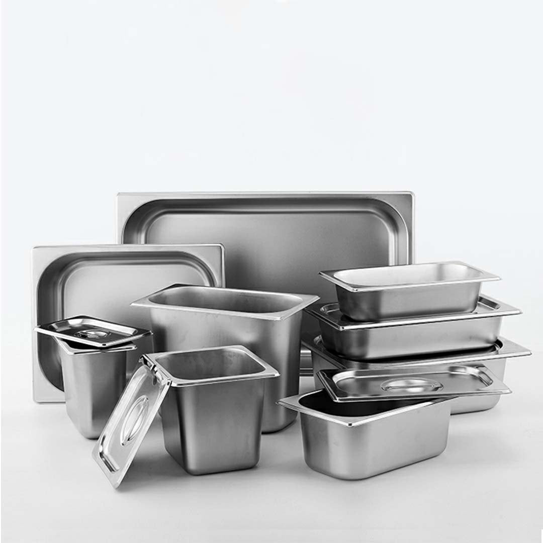 Premium Gastronorm GN Pan Full Size 1/1 GN Pan 20cm Deep Stainless Steel Tray - image8