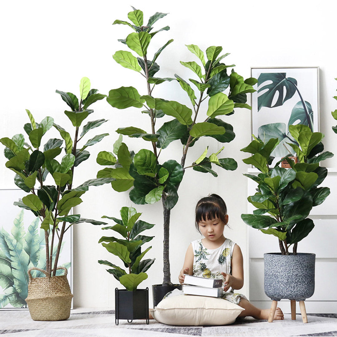 Premium 2X 120cm Green Artificial Indoor Qin Yerong Tree Fake Plant Simulation Decorative - image8