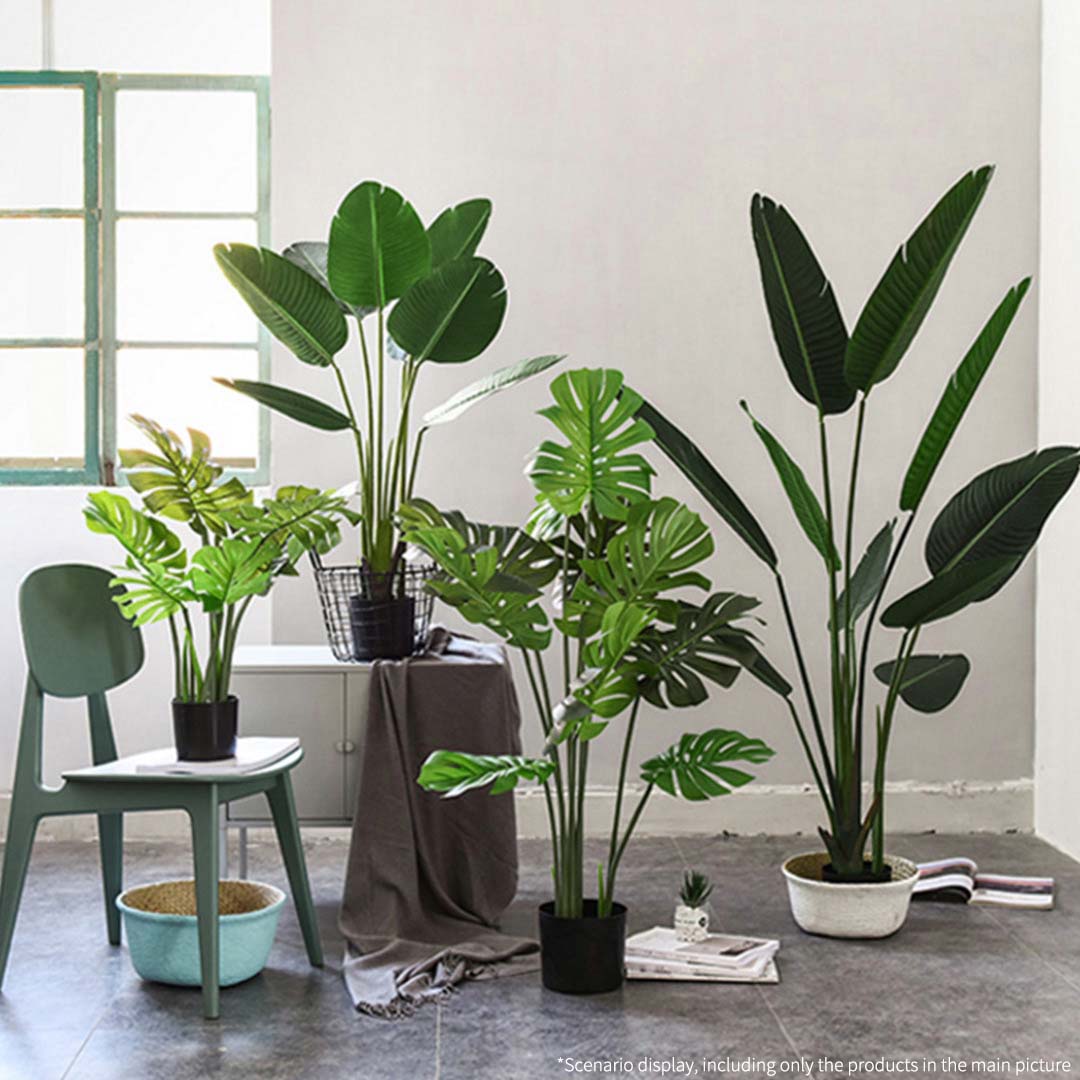 Premium 4X 160cm Artificial Green Indoor Traveler Banana Fake Decoration Tree Flower Pot Plant - image8