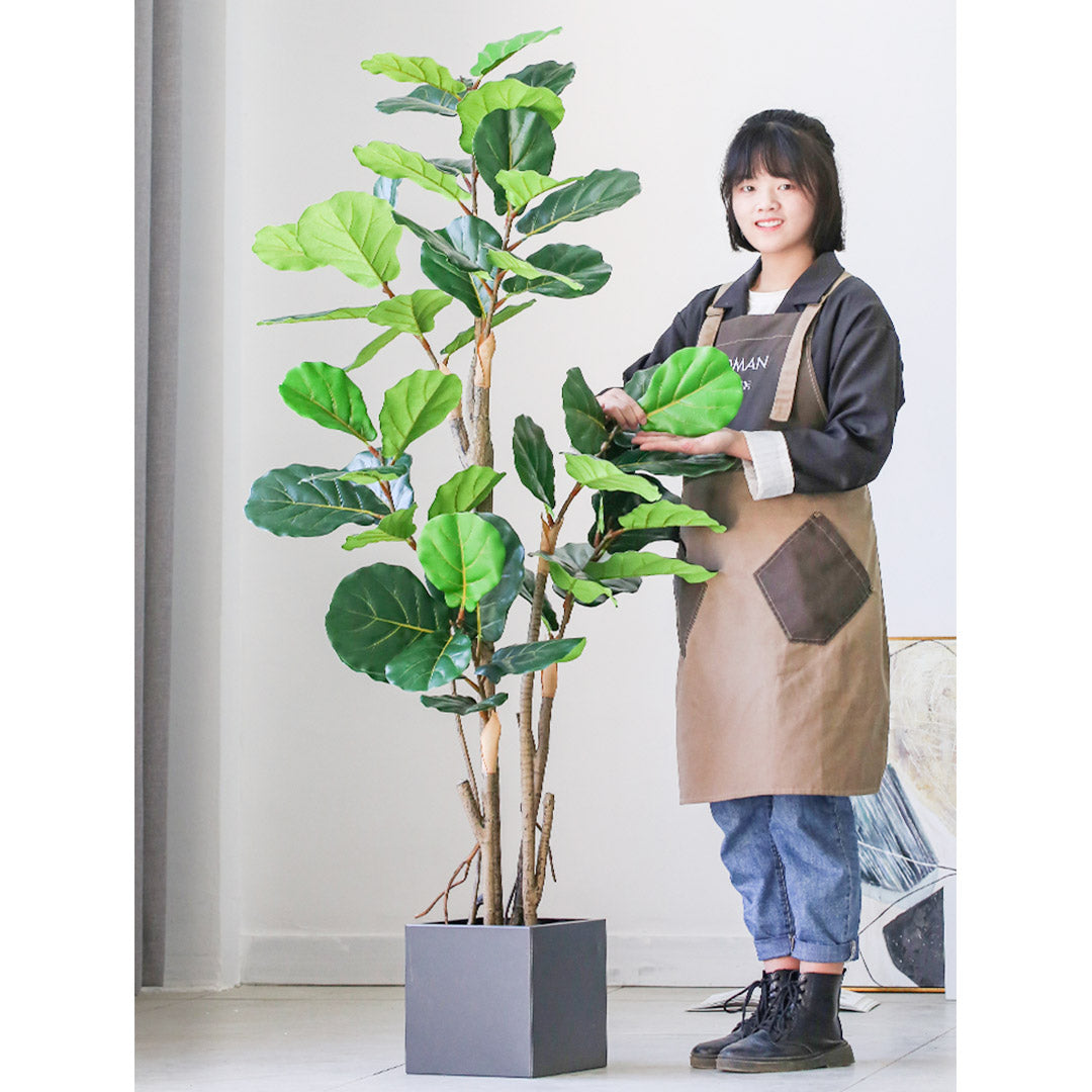 Premium 4X 155cm Green Artificial Indoor Qin Yerong Tree Fake Plant Simulation Decorative - image8