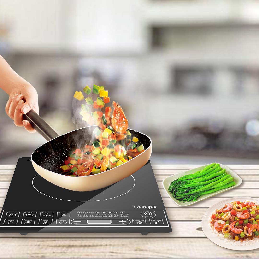 Premium 2X Cooktop Electric Smart Induction Cook Top Portable Kitchen Cooker Cookware - image8