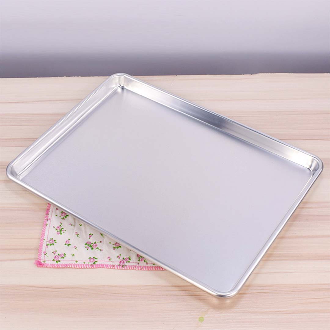 Premium 10X Aluminium Oven Baking Pan Cooking Tray for Baker Gastronorm 60*40*5cm - image10