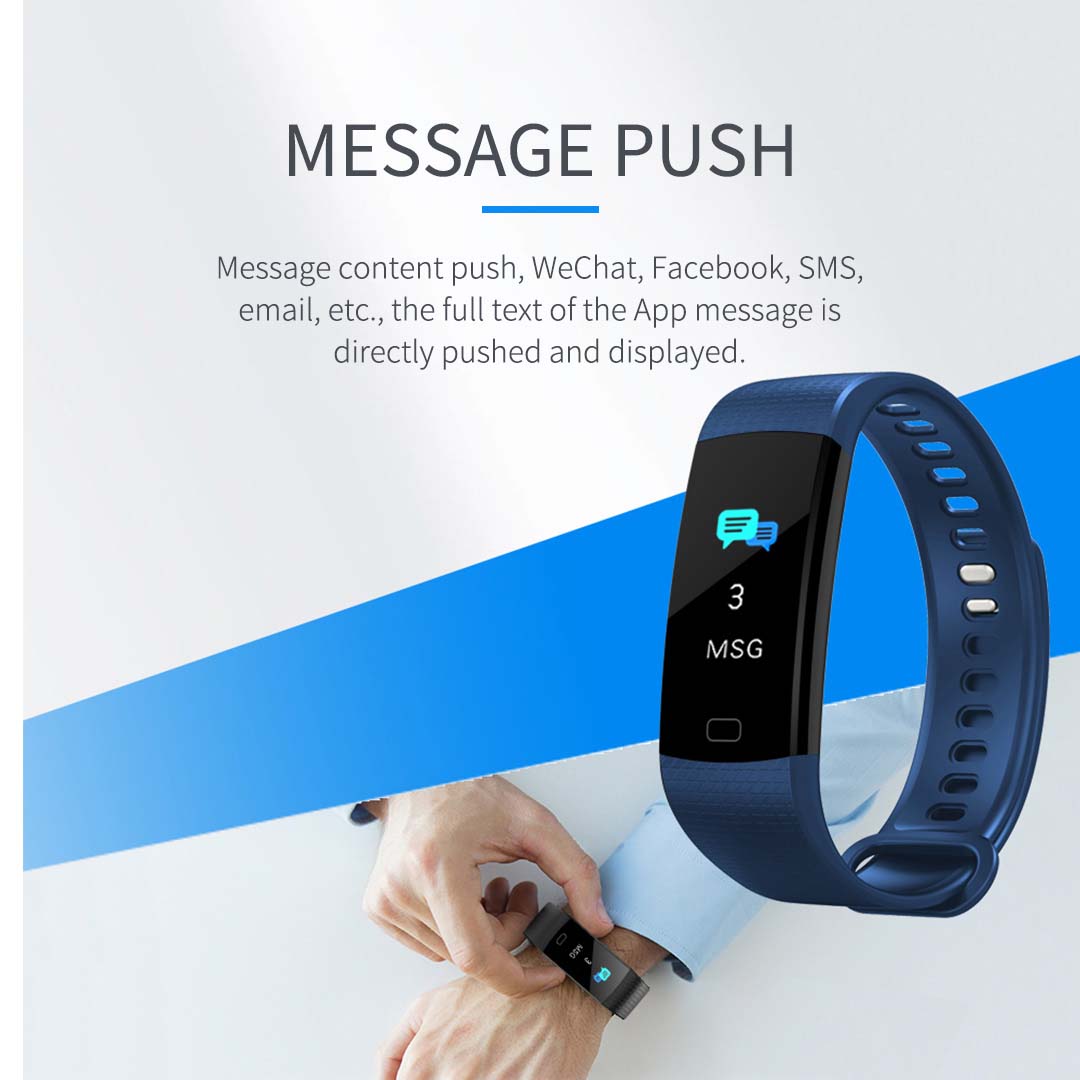 Premium 2X Sport Smart Watch Health Fitness Wrist Band Bracelet Activity Tracker Red - image9