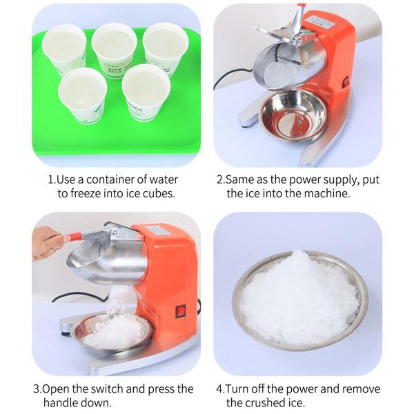 Premium 2x Commercial Electric Ice Shaver Crusher Slicer Machine Smoothie Maker - image9