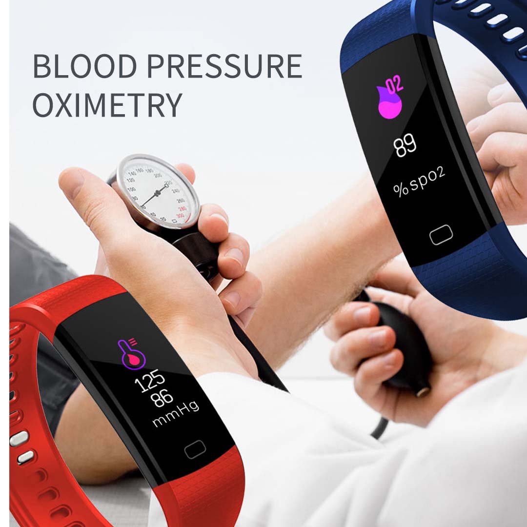 Premium Sport Smart Watch Health Fitness Wrist Band Bracelet Activity Tracker Red - image10