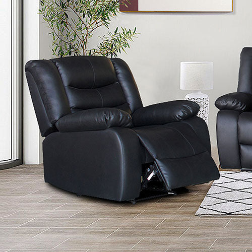 Recliner Pu Leather 1R Black - image2