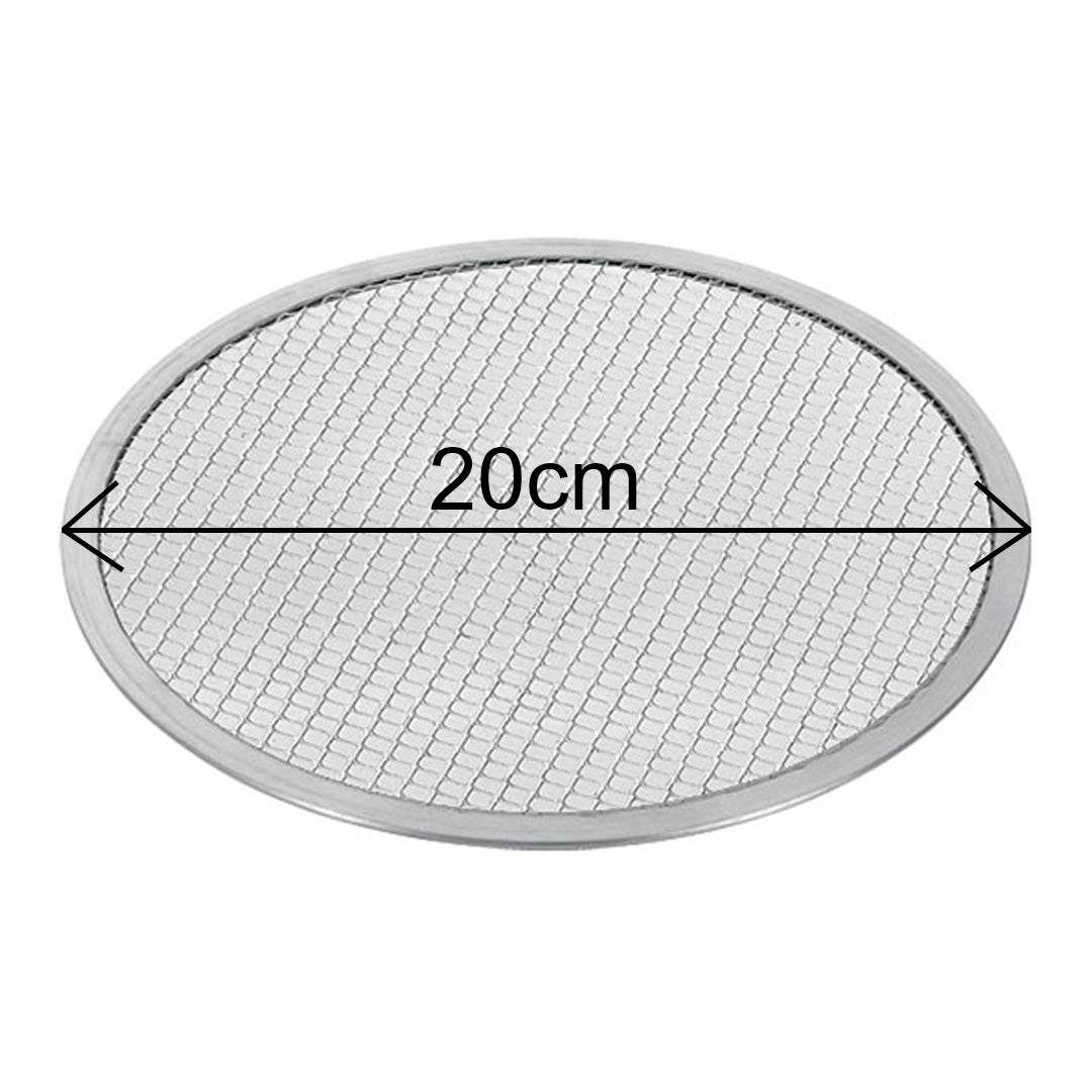 Premium 2X 8-inch Round Seamless Aluminium Nonstick Commercial Grade Pizza Screen Baking Pan - image11