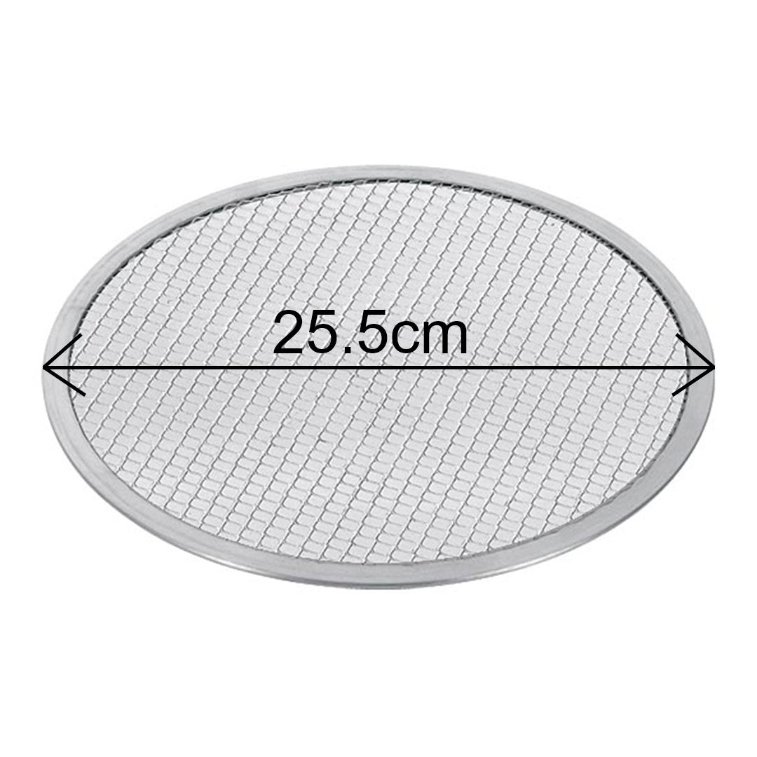 Premium 6X 10-inch Round Seamless Aluminium Nonstick Commercial Grade Pizza Screen Baking Pan - image12