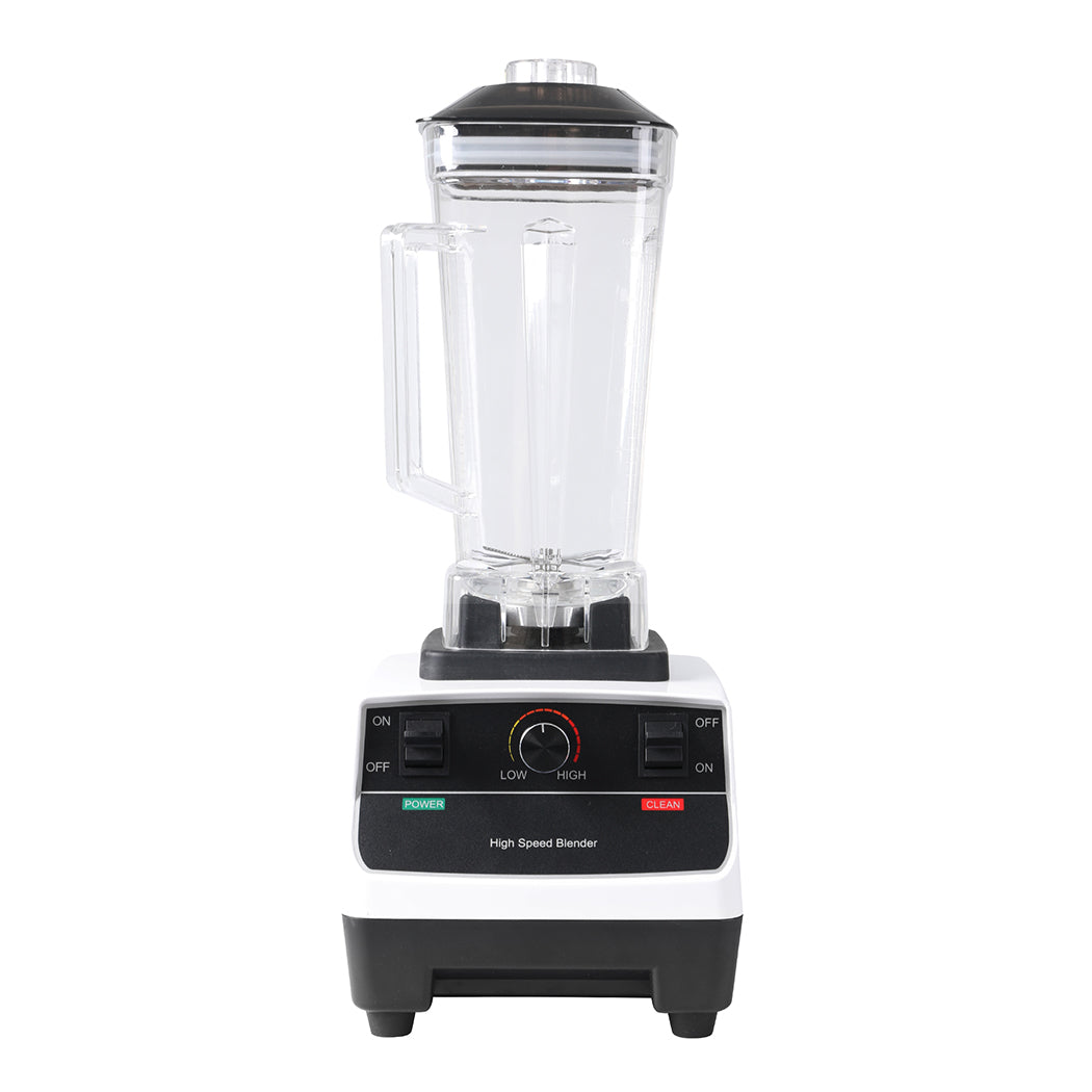 2L Commercial Blender Mixer Food Processor Juicer Smoothie Ice Crush Maker White - image1