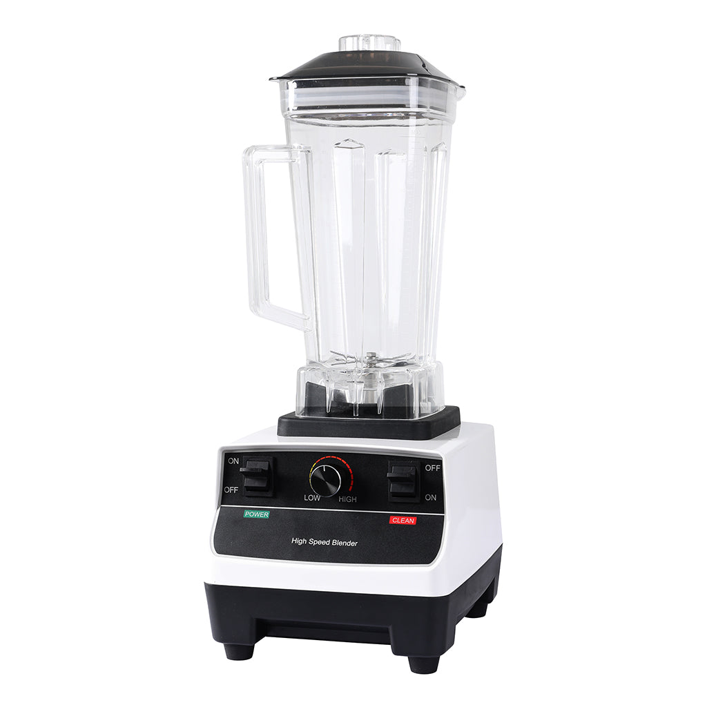 2L Commercial Blender Mixer Food Processor Juicer Smoothie Ice Crush Maker White - image2