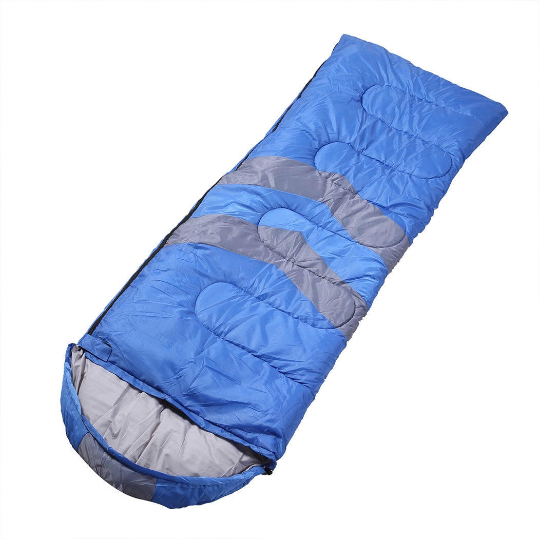 Mountview -20å¡C Outdoor Camping Thermal Sleeping Bag Envelope Tent Hiking Blue - image4