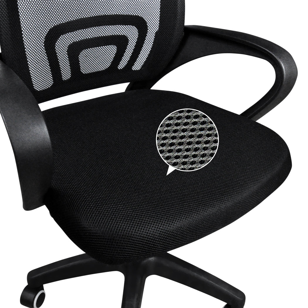Office Chair Mesh Gaming Computer Chairs Executive Seating Armchair Wheels Seat - image6