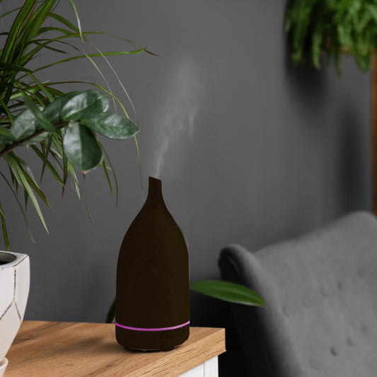 Milano Decor 100ml Ultrasonic Aroma Diffuser - Dark Wood - image1