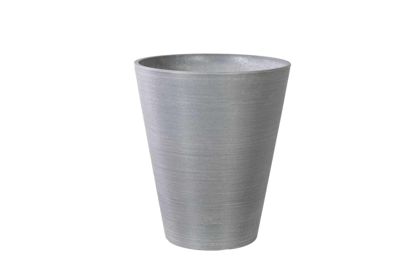 Decorative Textured Round Grey Planter 47cm - image1