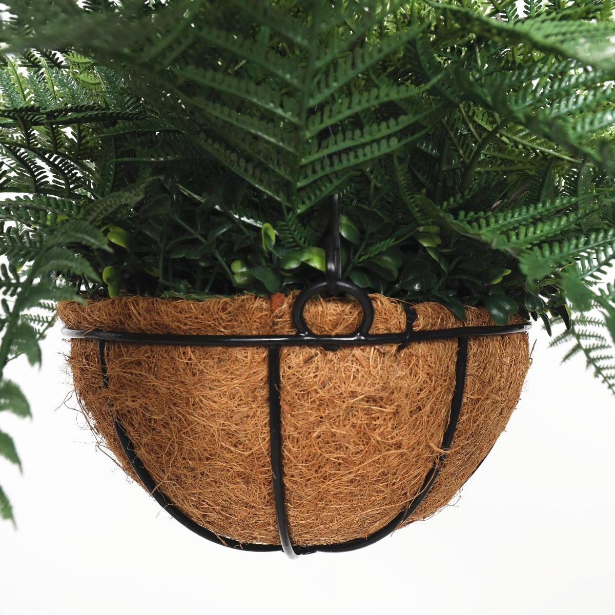 Potted Fern Hanging Basket (Fresh Green) UV Resistant 55cm - image4