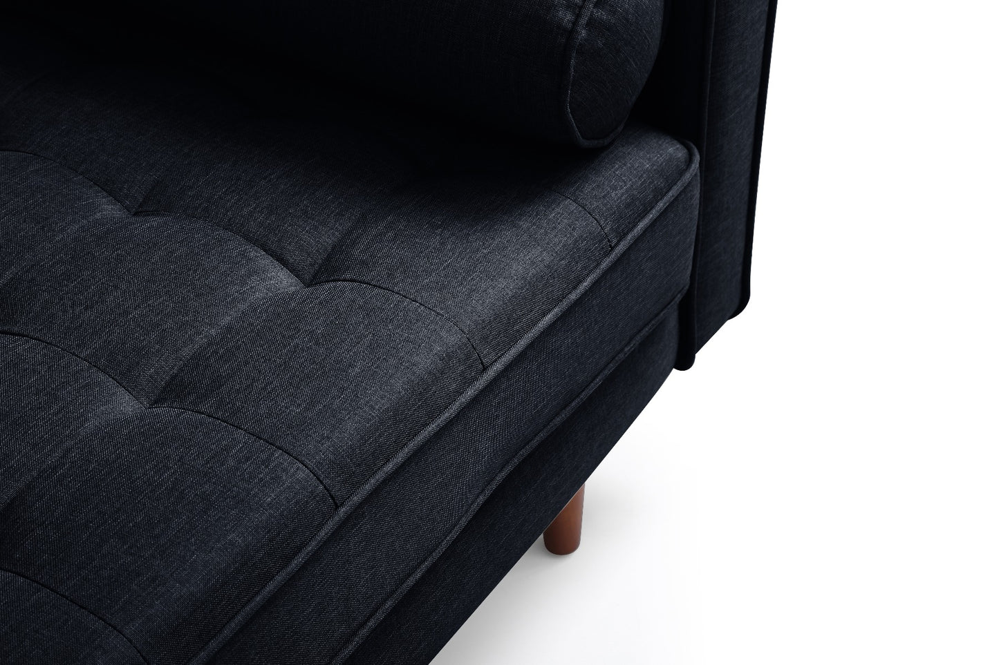 Sofa Marcella Black Velvet Fabric - image8