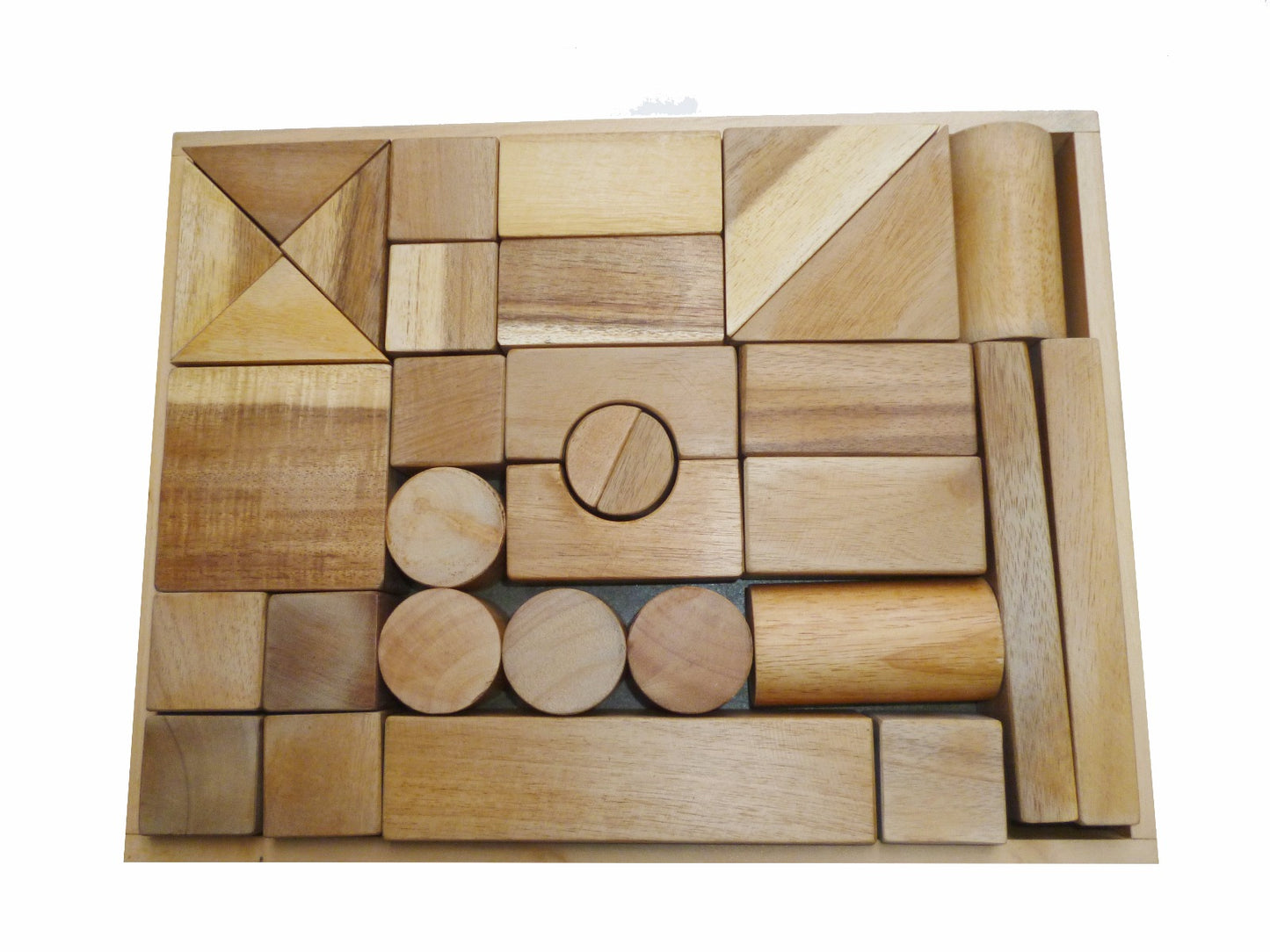 NATURAL WOOD BLOCKS 34 PCS - image2