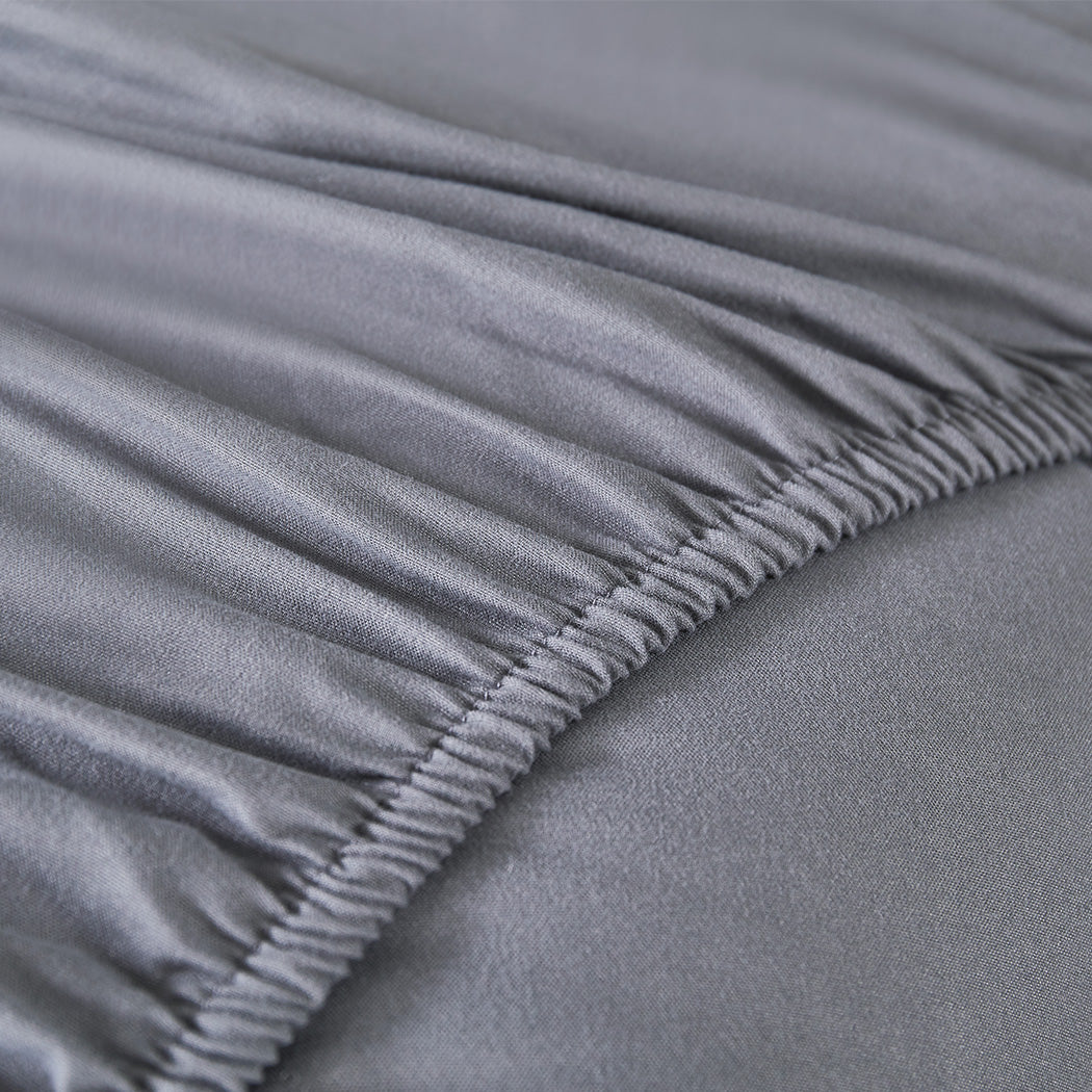 Dreamz Mattress Topper Bamboo Fibre Luxury Pillowtop Mat Protector Cover Double - image4