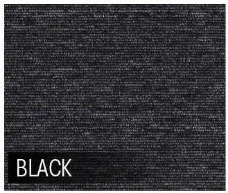 5m2 Box of Premium Carpet Tiles Commercial Domestic Office Heavy Use Flooring Black - image5