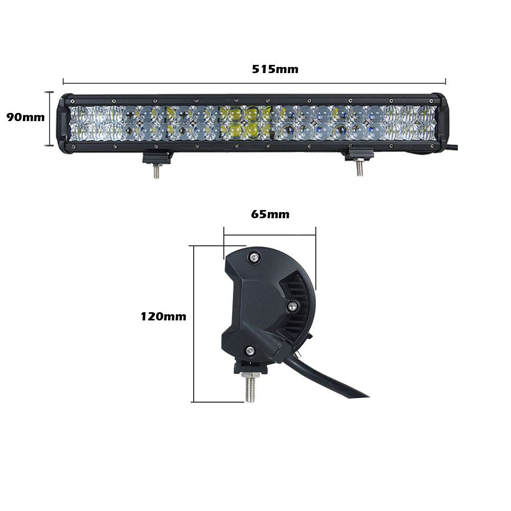 20inch Osram LED Light Bar 5D 126w Sopt Flood Combo Beam Work Driving Lamp 4wd - image2