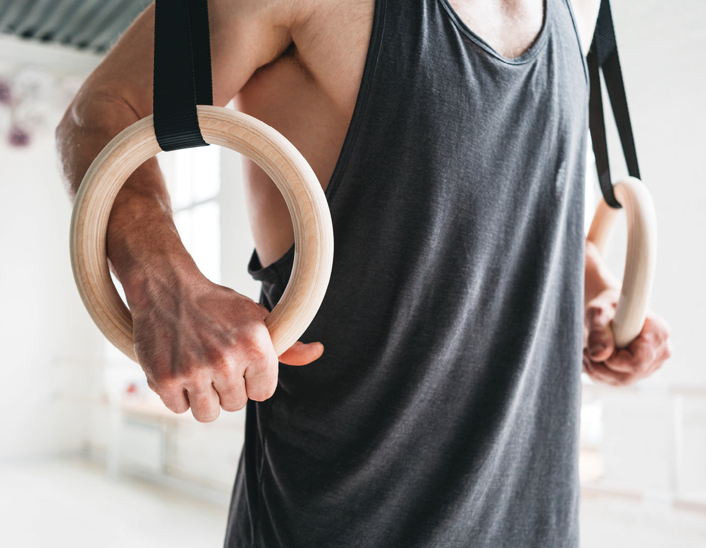 Birch Wood Gymnastic Rings - image8