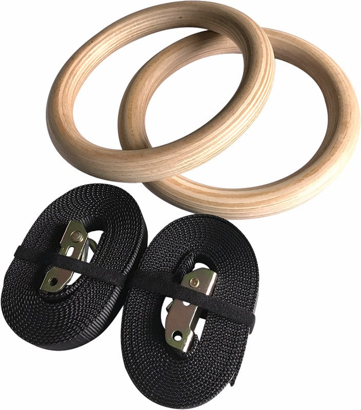 Birch Wood Gymnastic Rings - image1