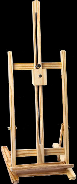 Tabletop Easel Wood Studio H-Frame Artist Art Display Painting Shop Tripod Stand Wedding - image1