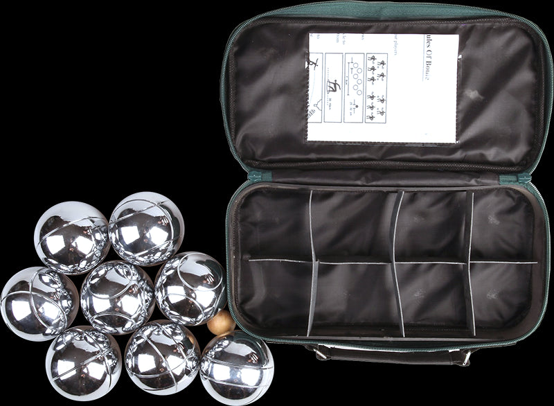 Deluxe Boules Bocce 8 Alloy Ball Set - image2