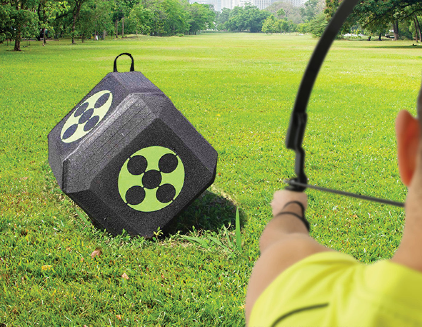 Archery 3D Dice Target Cube Reusable 18 Sides 23CM Self Healing XPE Foam Target - image7