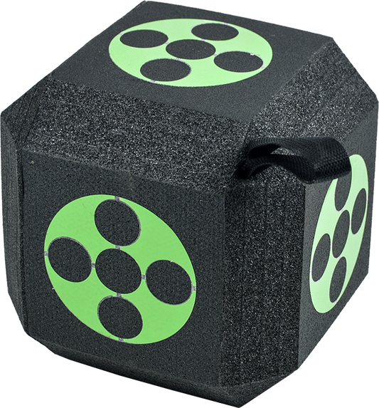 Archery 3D Dice Target Cube Reusable 18 Sides 23CM Self Healing XPE Foam Target - image1