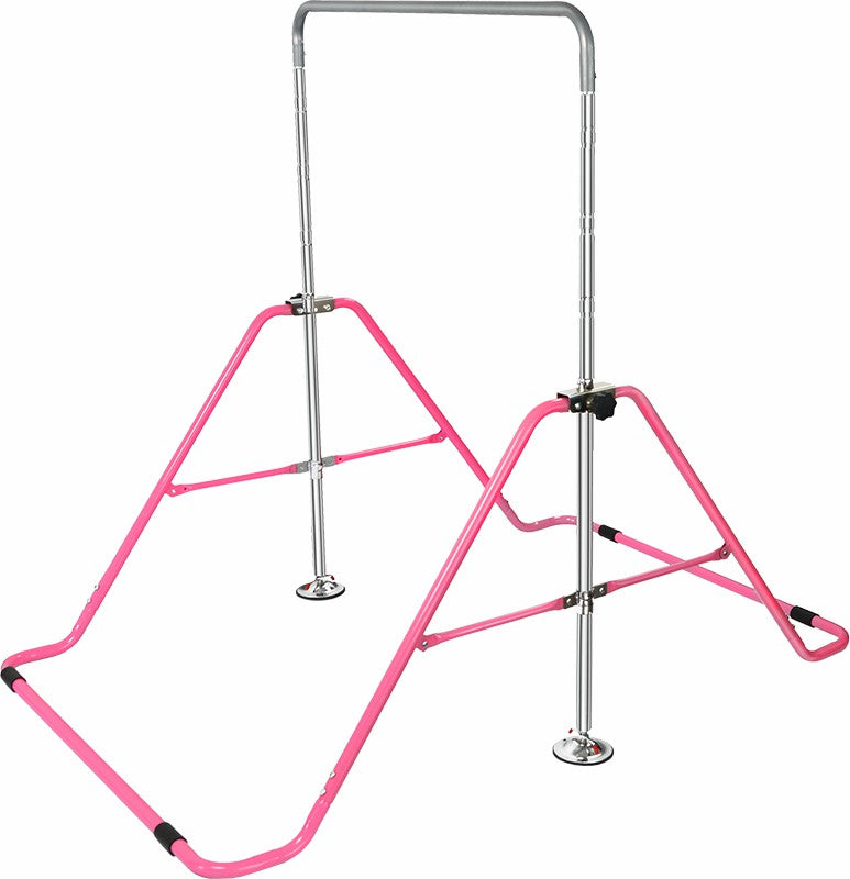 Kids Gymnastics Bars Training Horizontal Bar Monkey Kip Bar Pink - image6