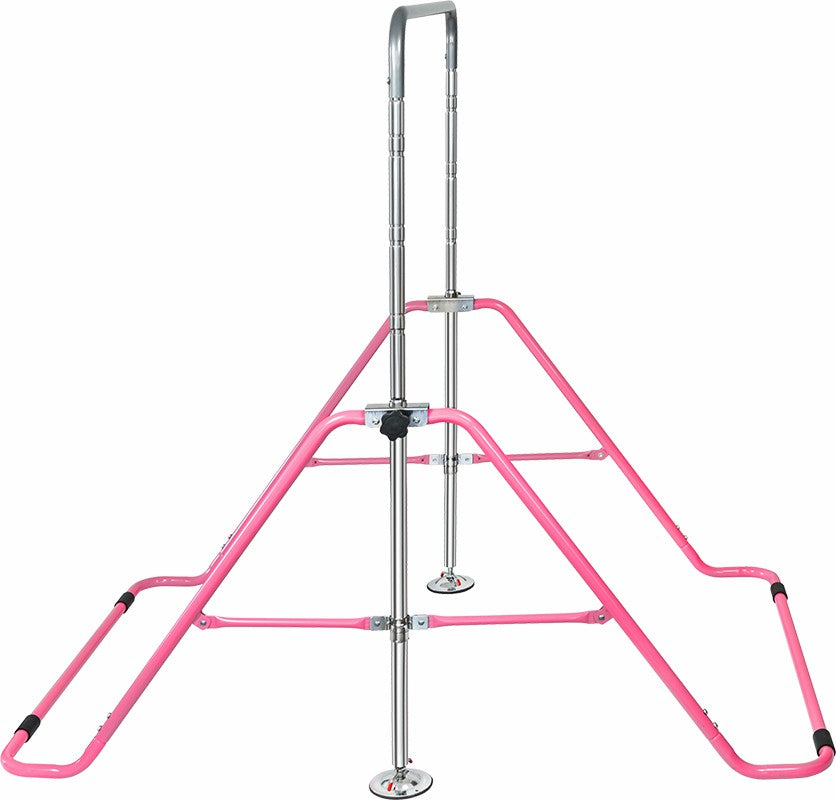 Kids Gymnastics Bars Training Horizontal Bar Monkey Kip Bar Pink - image4