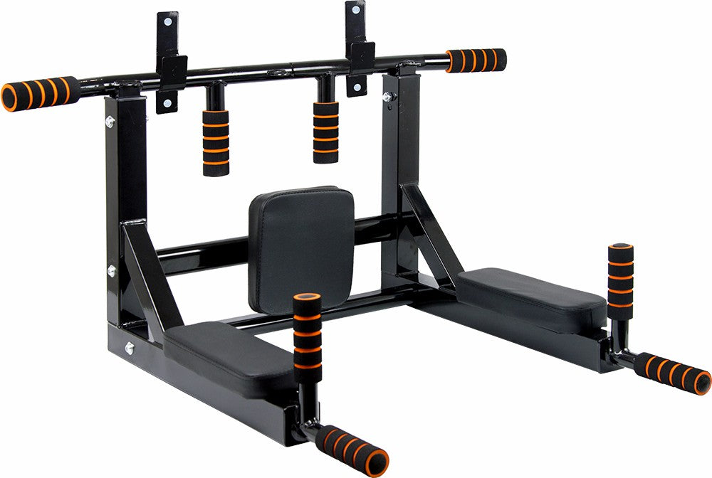 Heavy Duty Wall Mounted Power Station - Knee Raise - Pull Up - Chin Up -Dips Bar - image1