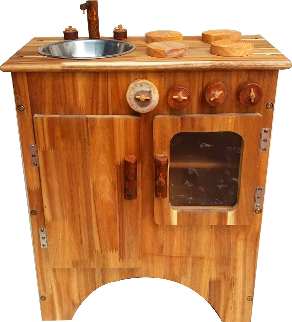 Combo Wooden Stove and Sink - image1