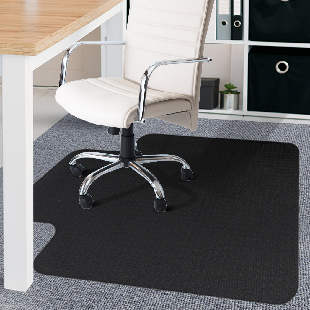 Chair Mat Carpet Hard Floor Protectors Home Office Room Computer Work PVC Mats Black - image8