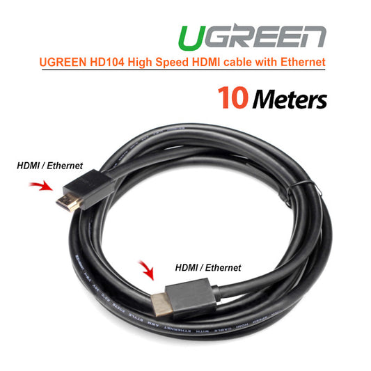 High speed HDMI cable with Ethernet full copper 10M (10110) - image1