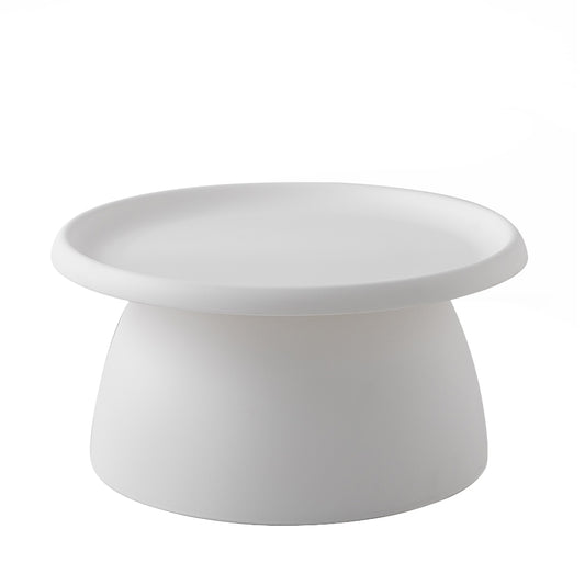Coffee Table Mushroom Nordic Round Large Side Table 70CM White - image1