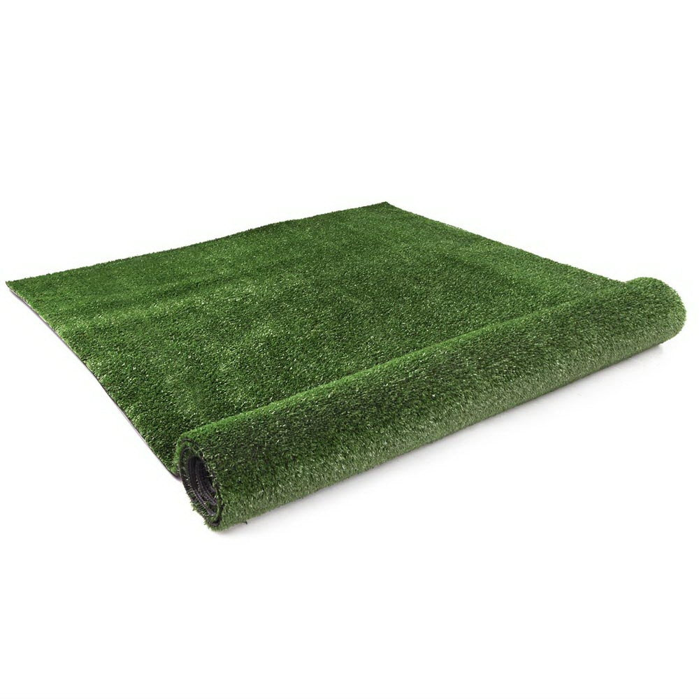 Synthetic 10mm  1.9mx10m 19sqm Grass Fake Turf Olive Plants Plastic Lawn - image1