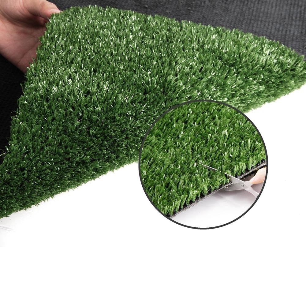 Primeturf Synthetic 17mm  0.95mx10m 9.5sqm Grass Fake Turf Olive Plants Plastic Lawn - image5