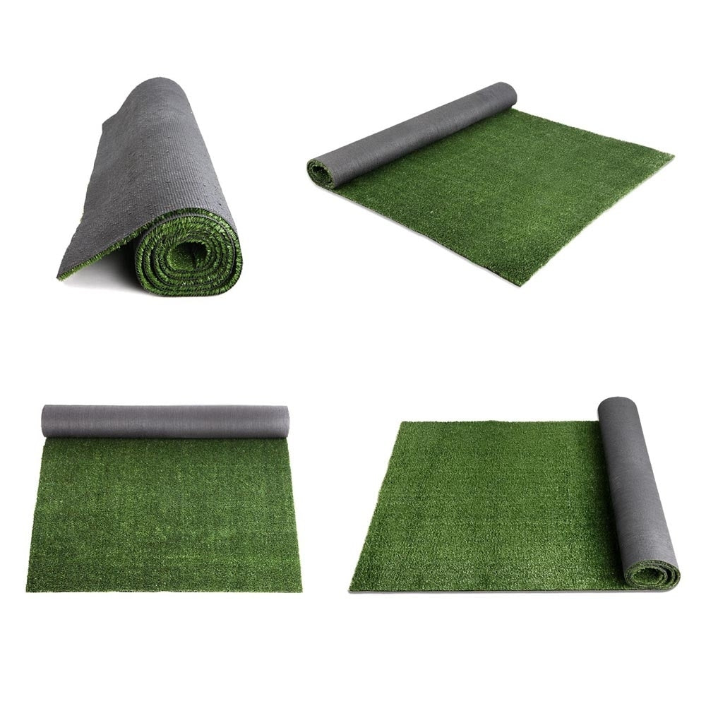 Primeturf Synthetic 17mm  0.95mx20m 19sqm Grass Fake Turf Olive Plants Plastic Lawn - image4